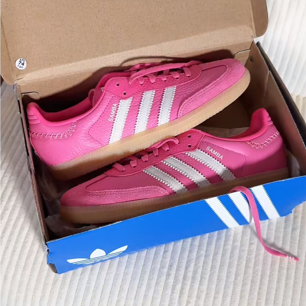 Adidas Samba Bold Pink Women's Sneakers in bliss pink